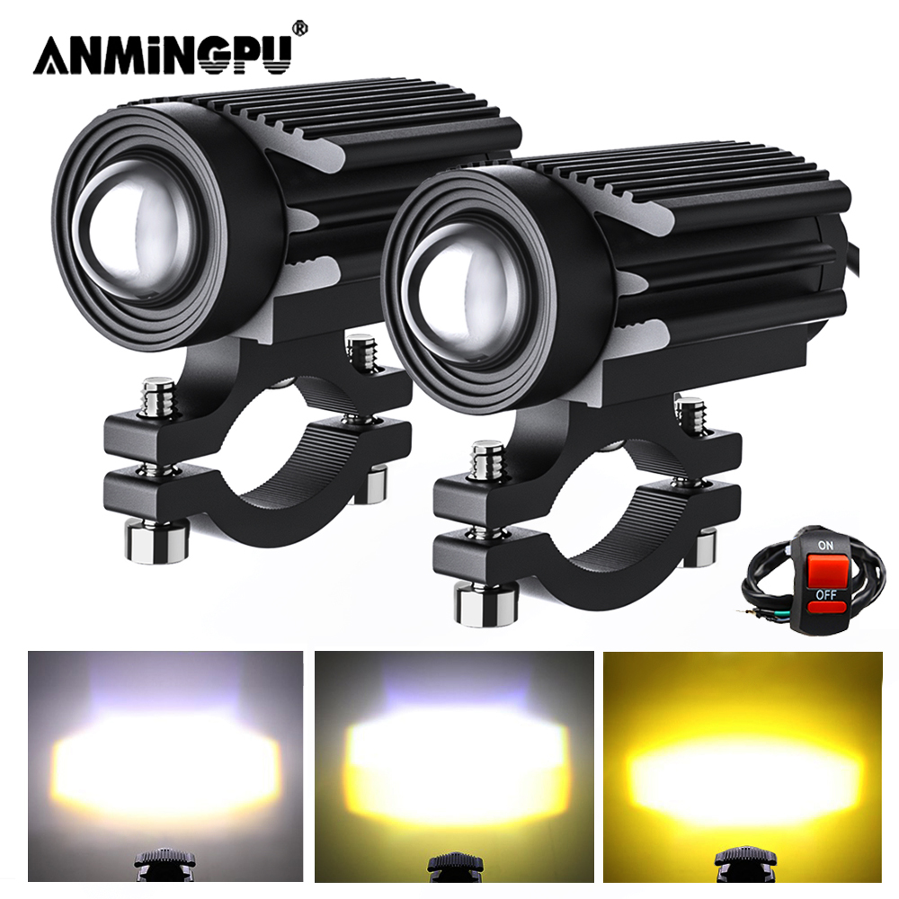 Universal Motorcycle Led Headlight Projector - 오토바이 LED 라이트, 오토바이 액세서리, 안개