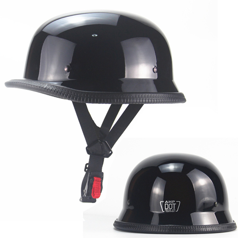 Vintage Open Face Retro Helmet - 빈티지 오토바이 크루저 헬멧 오픈 페이스