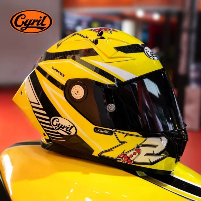 Carbon Fiber Lightweight Motorcycle Helmet - CYRIL 탄소 섬유 풀페이스 오토바이 헬멧