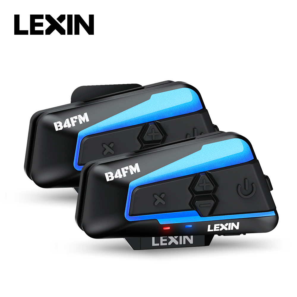 Universal Motorcycle Helmet Intercom Headset - Lexin B4FM-X 블루투스 오토바이 인터콤 헬멧