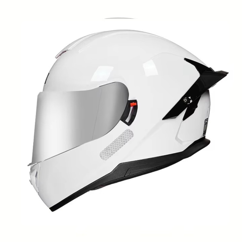 Dual Visor Motorcycle Racing Helmet - 아이로 오토바이 풀페이스 헬멧 듀얼 바이저
