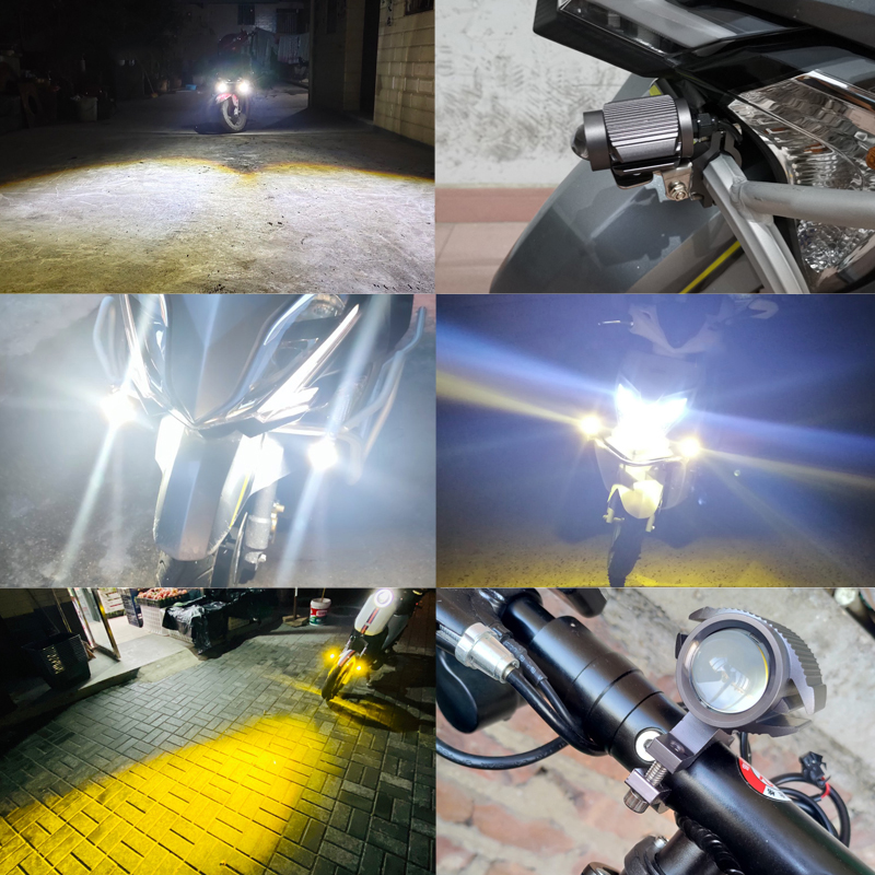 오토바이 LED 라이트, 오토바이 액세서리, 안개 스포 - Universal Motorcycle Led Headlight Projector 리뷰 및 가격