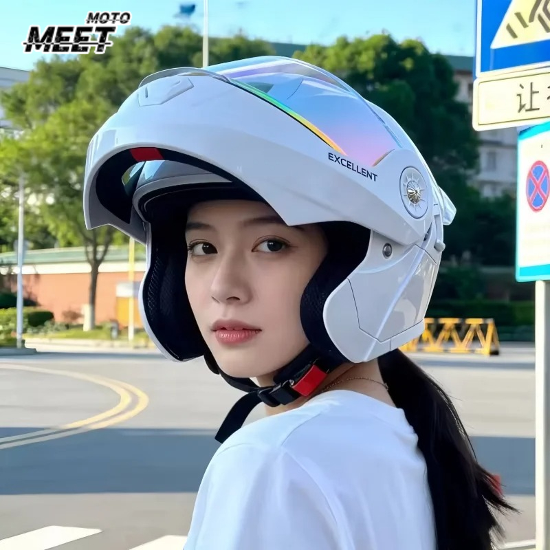 사계절용 모듈식 오토바이 헬멧, 내장형 이중 렌즈 선바 - Motorcycle Helmet Inner Sun Visor Lens 리뷰 및 가격