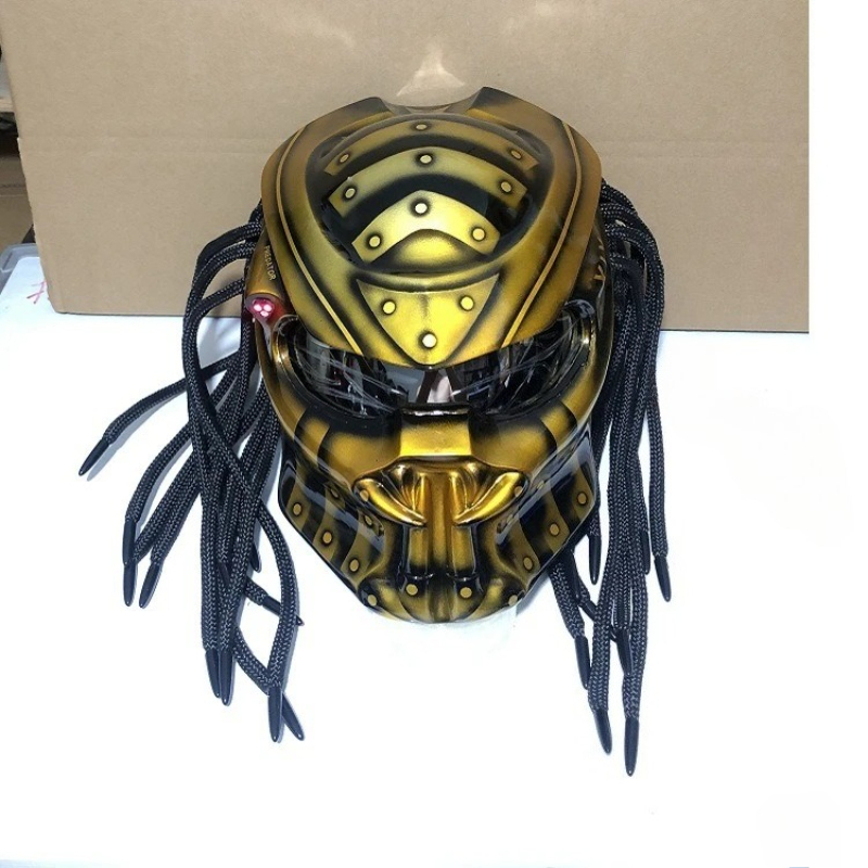 HOT 레이싱 프레데터 카본 파이버 풀페이스 오토바이  - Custom Predator Motorcycle Helmet 리뷰 및 가격