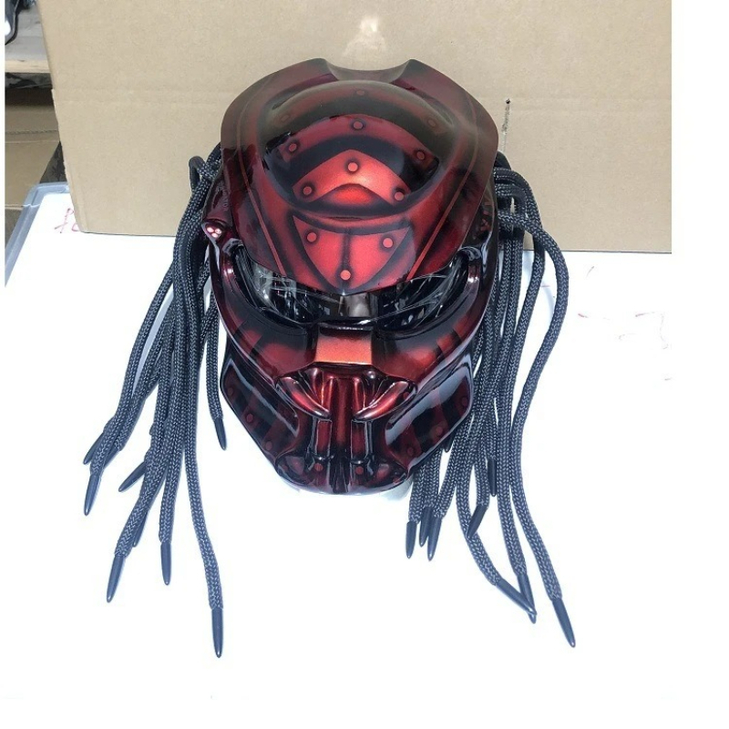 HOT 레이싱 프레데터 카본 파이버 풀페이스 오토바이  - Custom Predator Motorcycle Helmet 리뷰 및 가격