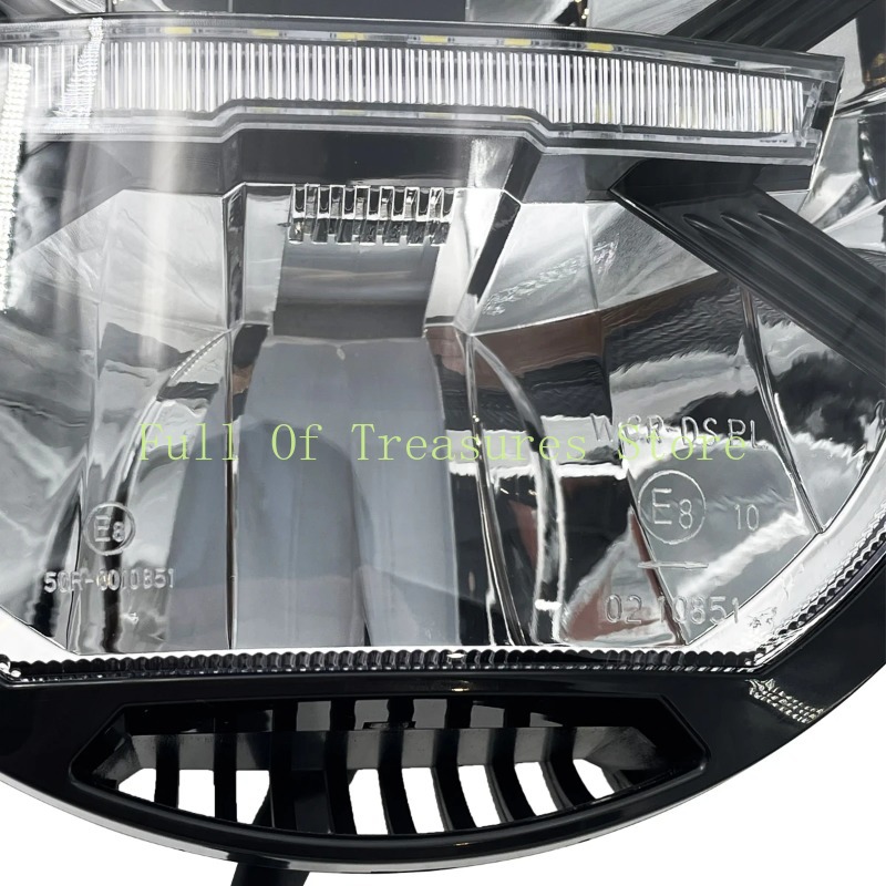 CE 인증 E8 스탬프 유니버설 모터사이클 모던 레트로 - Universal Motorcycle Led Headlight Projector 리뷰 및 가격