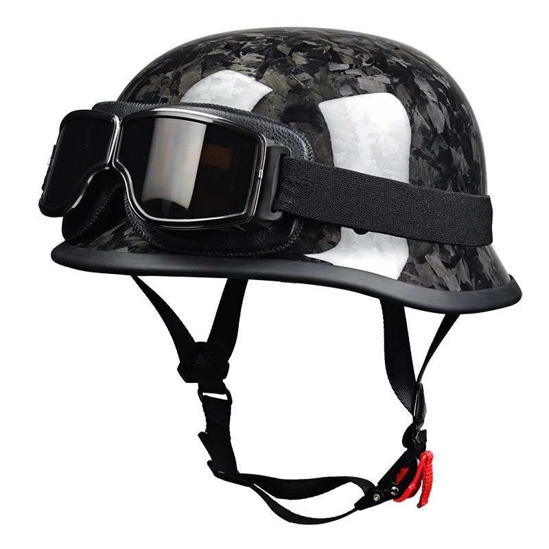 프리미엄 단조 탄소 섬유 하프 헬멧, 가볍고 내구성이  - Carbon Fiber Lightweight Motorcycle Helmet 리뷰 및 가격