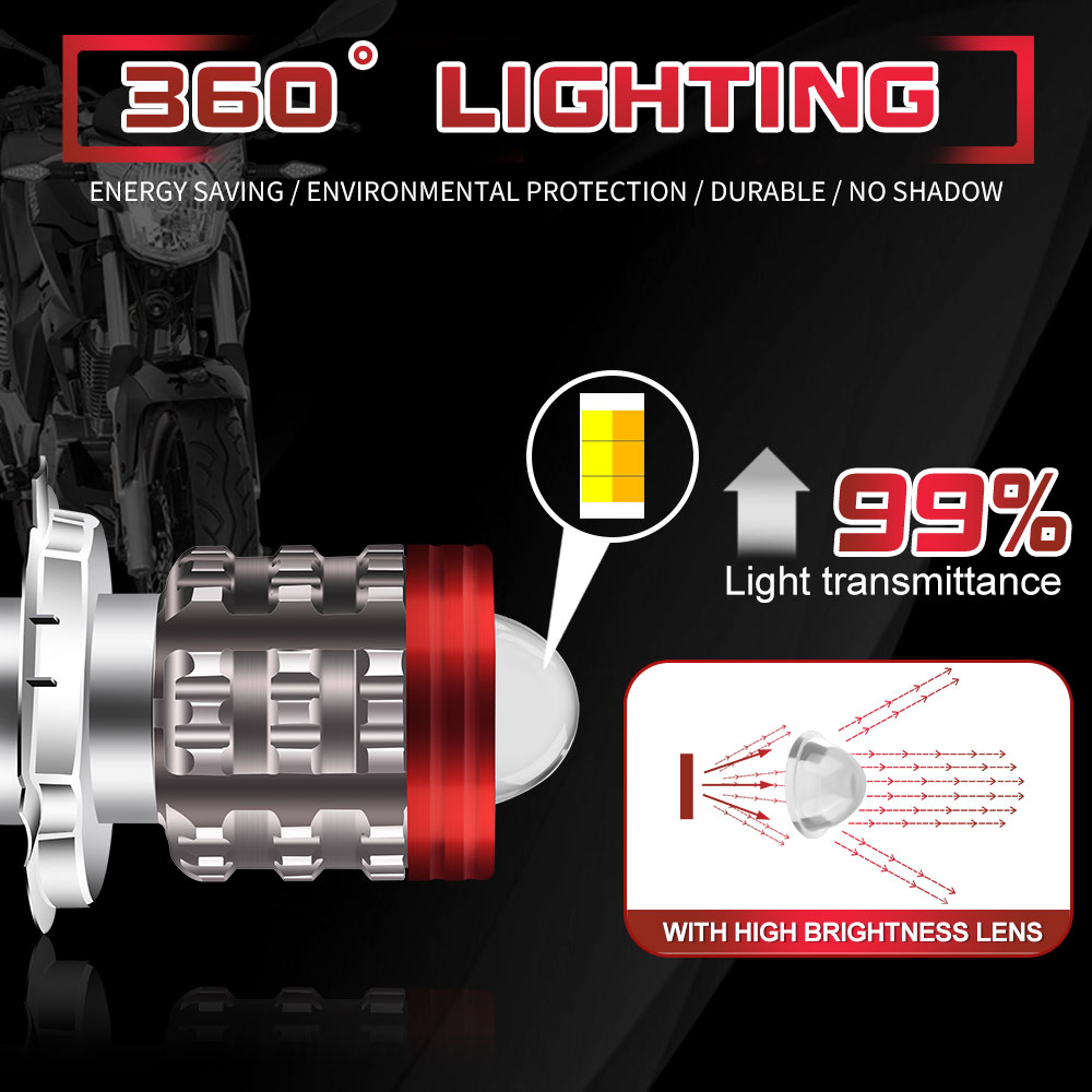 범용 H4 LED 오토바이 헤드라이트, BA20D, H - Universal Motorcycle Led Headlight Projector 리뷰 및 가격