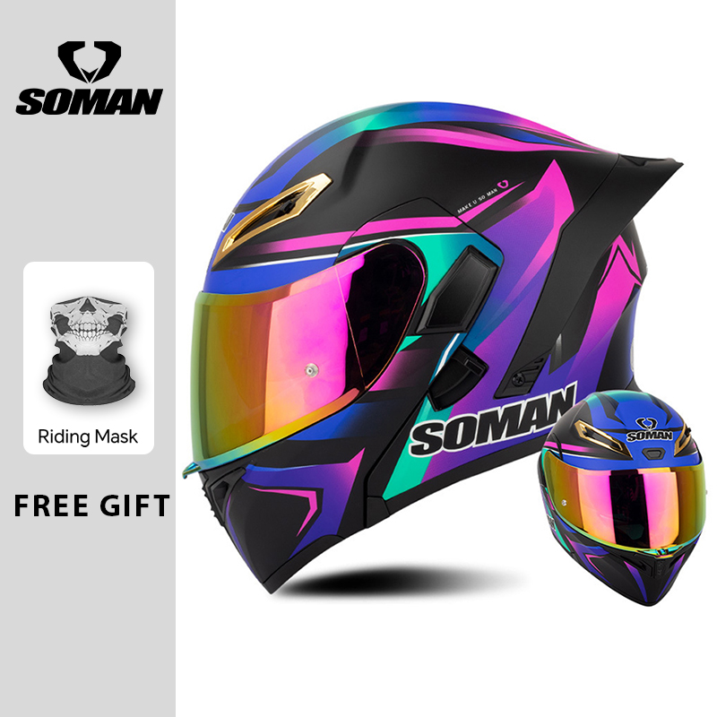 유니섹스 DOT 승인 듀얼 바이저 플립업 오토바이 헬멧 - Modular Flip Up Motorcycle Helmet Dot Approved 리뷰 및 가격