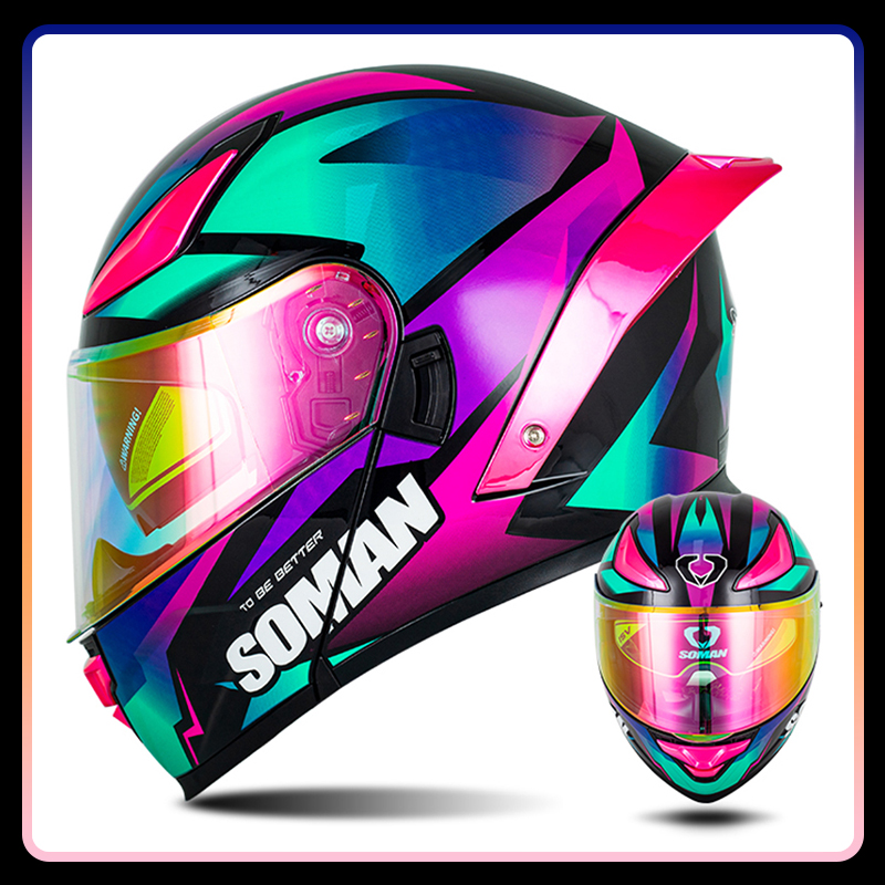 남성용 오토바이 헬멧 듀얼 렌즈 플립업 헬멧 빈티지 레 - Modular Flip Up Motorcycle Helmet Dot Approved 리뷰 및 가격