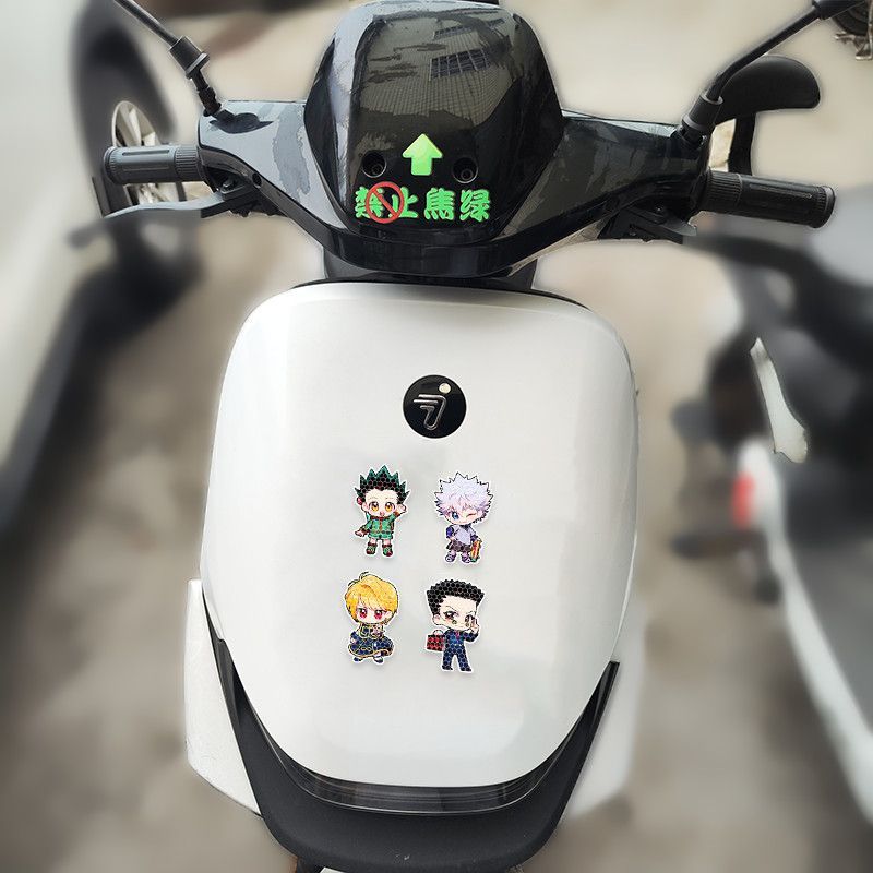 애니메이션 풀타임 헌터 강력 반사 경고 자동차 스티커  - Motorcycle Helmets 리뷰 및 가격