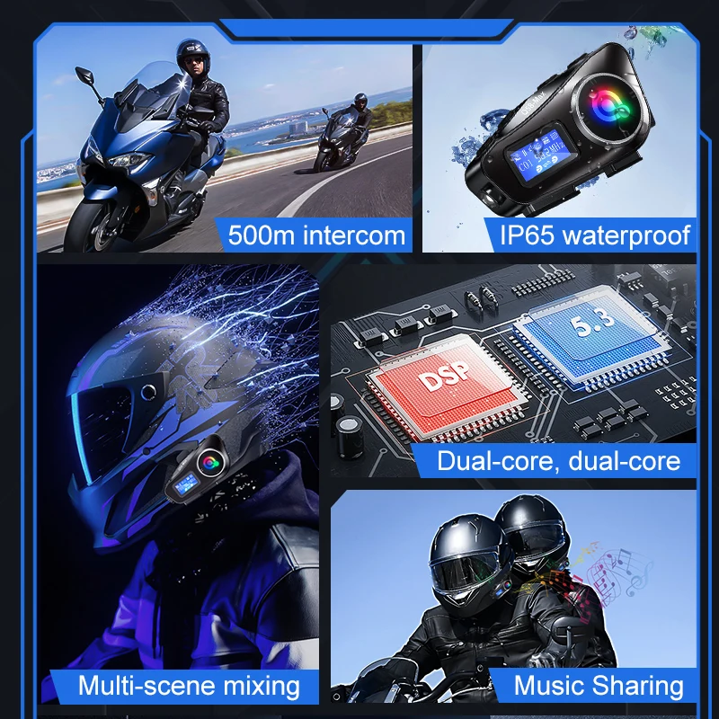오토바이 헬멧 무선 블루투스 헤드셋 인터콤 오토바이 L - Universal Motorcycle Helmet Intercom Headset 리뷰 및 가격